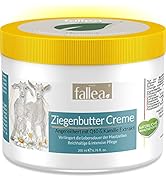 Fallea Ziegenbutter Creme mit Q10, Kamille-Extrakt und Vitamin E | Feuchtigkeitscreme für den täg...